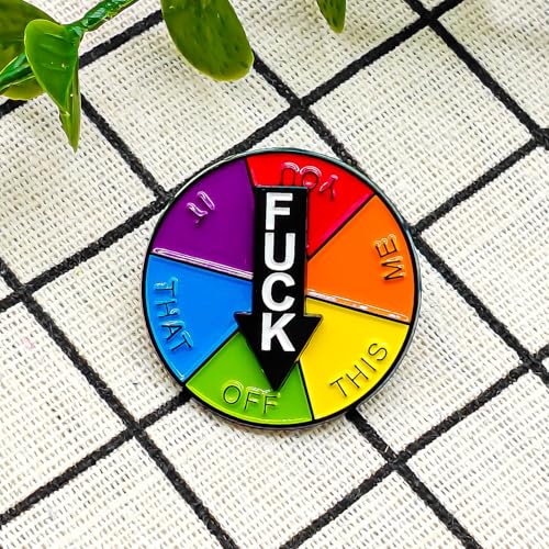 Lucky Wheel Pin - Rotatable Arrows Pins - Fun Series - Enamel Lapel Pin - Plated Badge for Clothing, Bags, and Lanyards2