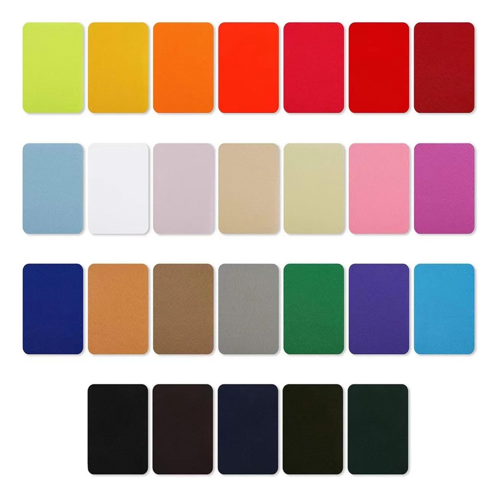 Xjdzineq 26Pcs Jeans Patches 26 Color Iron on Inside & Outside Strongest Adhesive for Jeans Repair Clothes Decorating Strong Adhesive