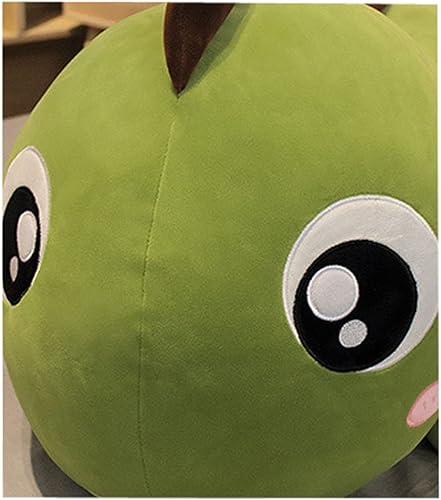 Miniatura 3 de Lindo juguete de dinosaurio de peluche, juguetes de peluche suaves de ojo grande para niños, muñeca de peluche, regalos para niños y niñas, verde,