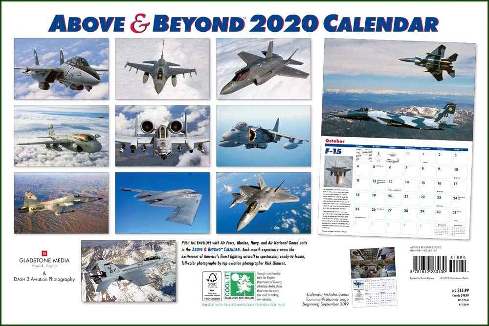 LSDYHJW Above & Beyond Deluxe 2020 Calendar