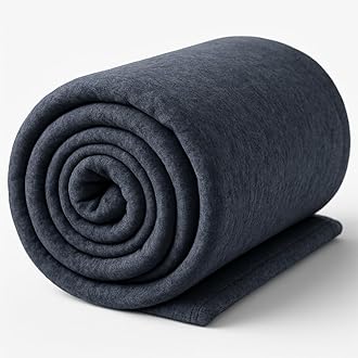 BSB HOME® 300 GSM Special for Heavy Winter Plain Light Weight and Warm Woollen Blanket for Single Bed (152x220 cm, Color-Grey or Charcoal)