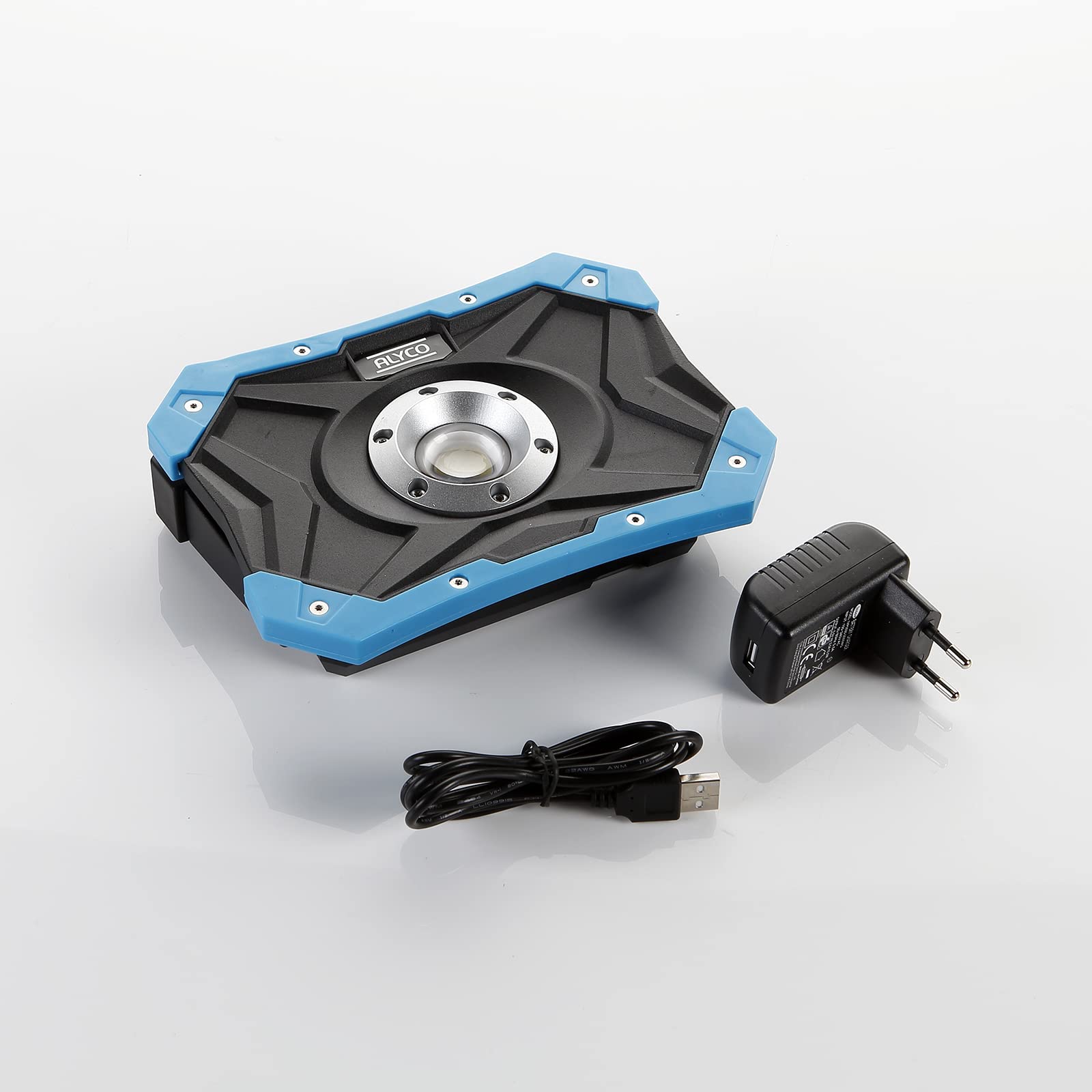 Alyco - Foco LED industrial recargable con asa magnética 20W LED COB IP54-199222