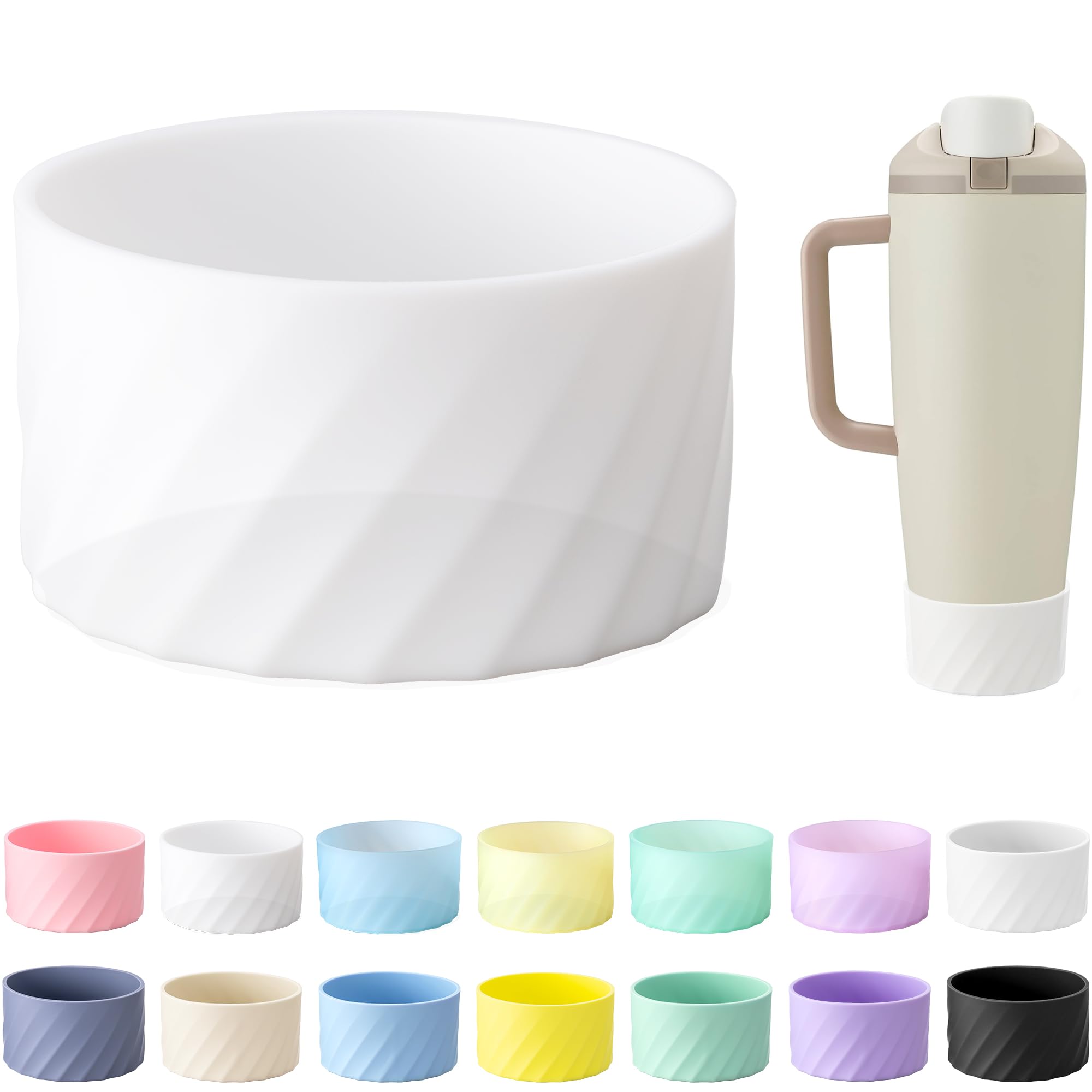Silicone Bottom Sleeve for Owala 30oz 40oz FreeSip Sway Bottles Tumblers