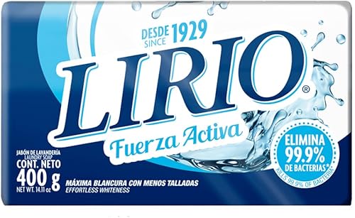 Jabón de lavandería blanco - 14.1 oz, (Lirio)
