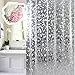 Produktbild Echoice Duschvorhang Eva Wasserdicht Anti-Schimmel mit 12 Edelstahlhaken (Halb-Transparent)
