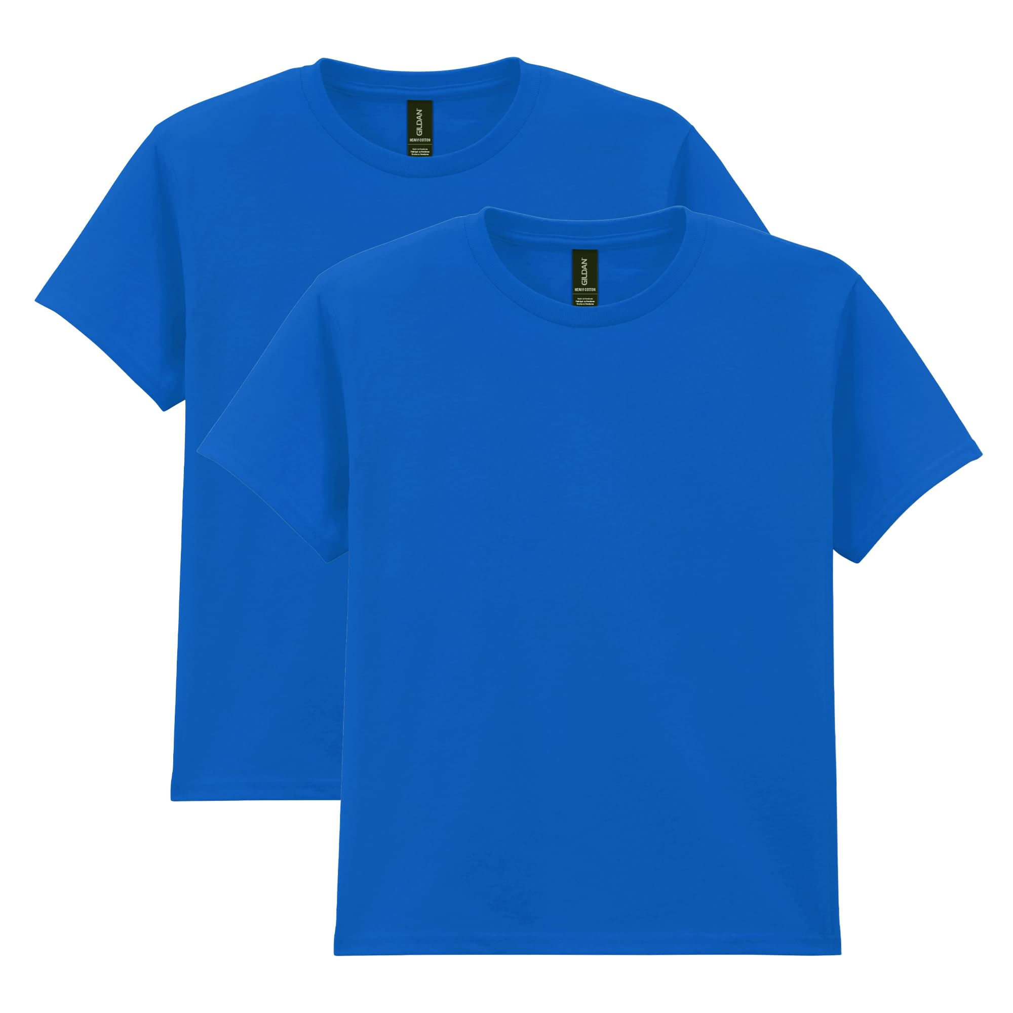 Gildan Unisex-Child Gildan Youth Heavy Cotton T-Shirt, Style G5000b, 2-Pack