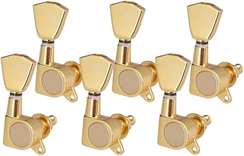 Sharplace 6tlg 6r Tuning Pegs Mechaniken ZubehA r fA r Gitarre Gold