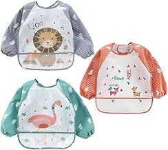 Long Sleeve Waterproof Bib Boys Girls 6-36 Months