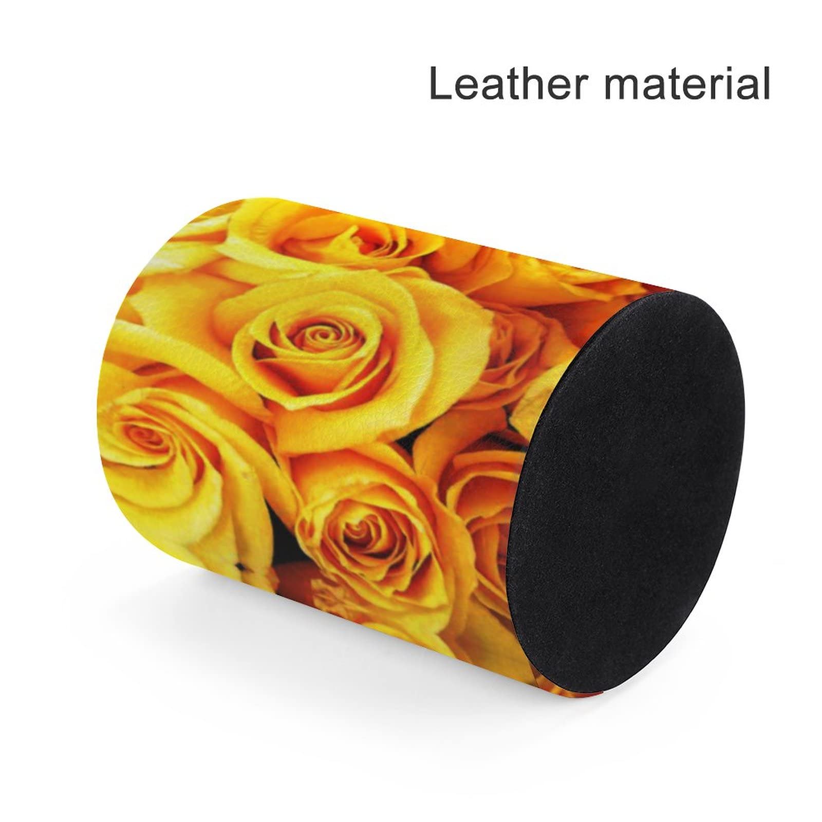 名刺入れとペン用トレー(黄色のバラ)