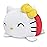 TeeTurtle - The Officially Licensed Original Sanrio Reversible Plushie - Hello Kitty & Mimmy Plushie - Cute Sensory Fidget Stuffed Animals That Show Your Mood