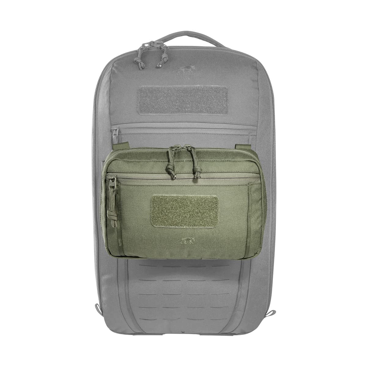 Tasmanian Tiger TT Tac Pouch 8.1 Hip Taktische Ausrüstungs-Tasche Mit Molle-System, Abnehmbarem Hüftgurt, Umhänge- und Rucksack Zusatz-Tasche - Titan Grey