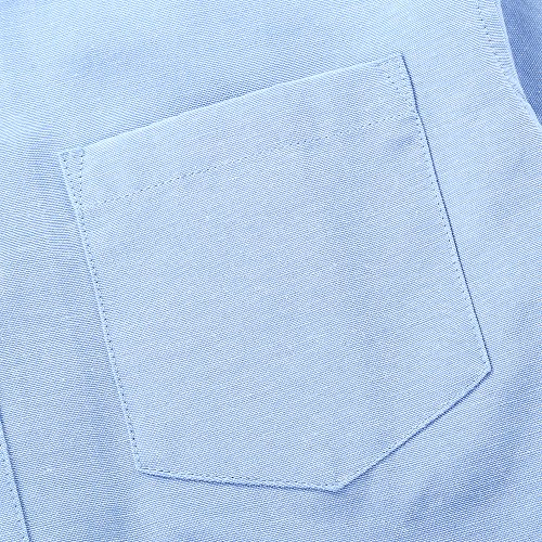 Bienzoe Boys Button Down Shirt: Kids School Uniform Long Sleeve Tops for Concert4