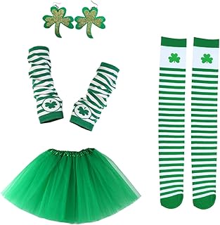Roupa do Dia De São Patrício 1 Conjunto De Fantasias Kits Infantis Acessórios Para O Dia De Patricks Acessórios Para Roupas Trevo Verde Recém-Nascido Maquiagem Itens De Roupas