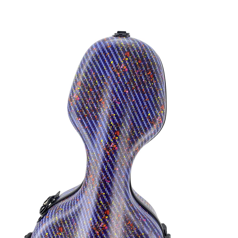 Custodia per violino 4/4 in fibra di carbonio da viaggio aerea leggera guscio rigido con archetto Protezione durevole per la conservazione