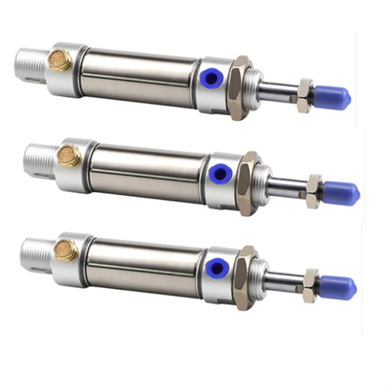 Cylindre simple effet MTA32X25 en acier inox avec ressort unique