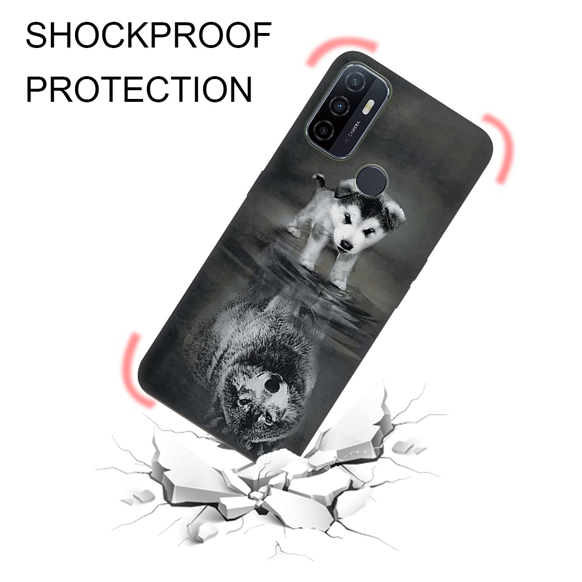 Tveinan Cover Pelle per OPPO A53 / OPPO A53S / A33 / A32 2020, Custodia Cover Interno Silicone Antiurto Portafoglio A Libro, Chiusura Magnetica Flip Case di Pelle per Ragazze Donne