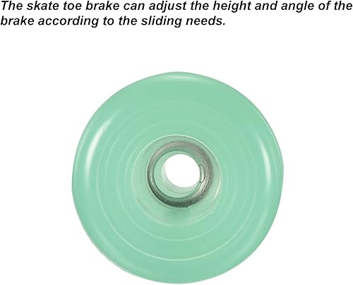 Miniatura 4 de PATIKIL Topes de punta para patines con destornillador, bloque de tapones de freno de goma 82A, para repuesto de accesorios de patines