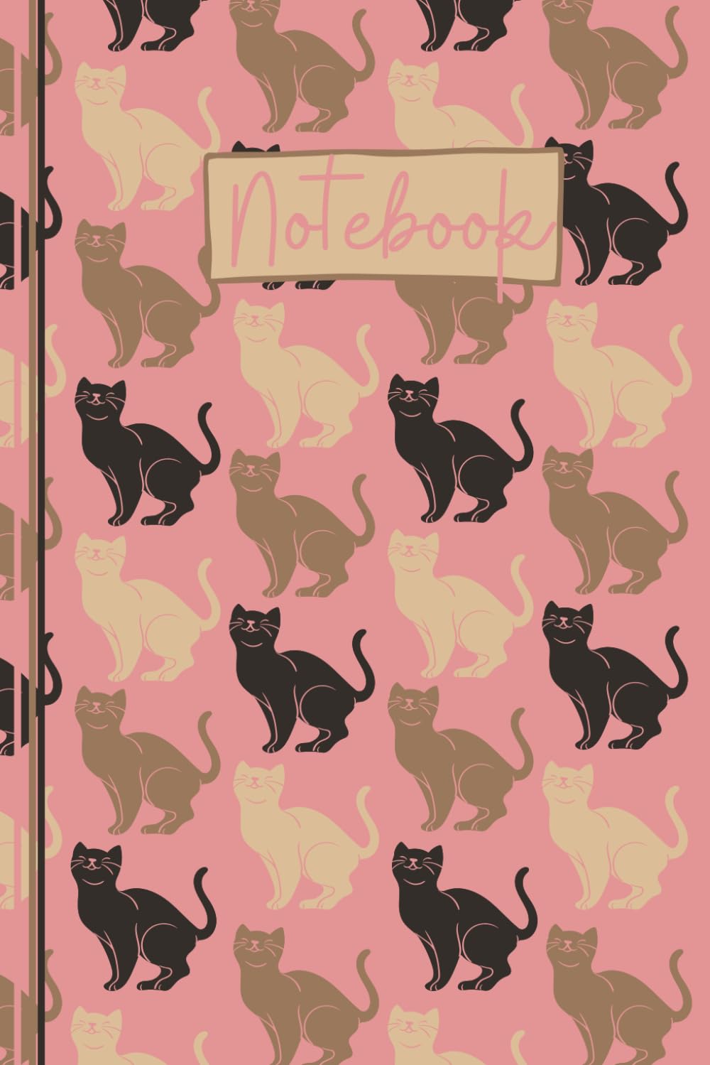 Cat Notebook: Cute Cat Lined Journal, The Perfect Cat Gift for Anyone who Loves Cats or Kittens - Pink