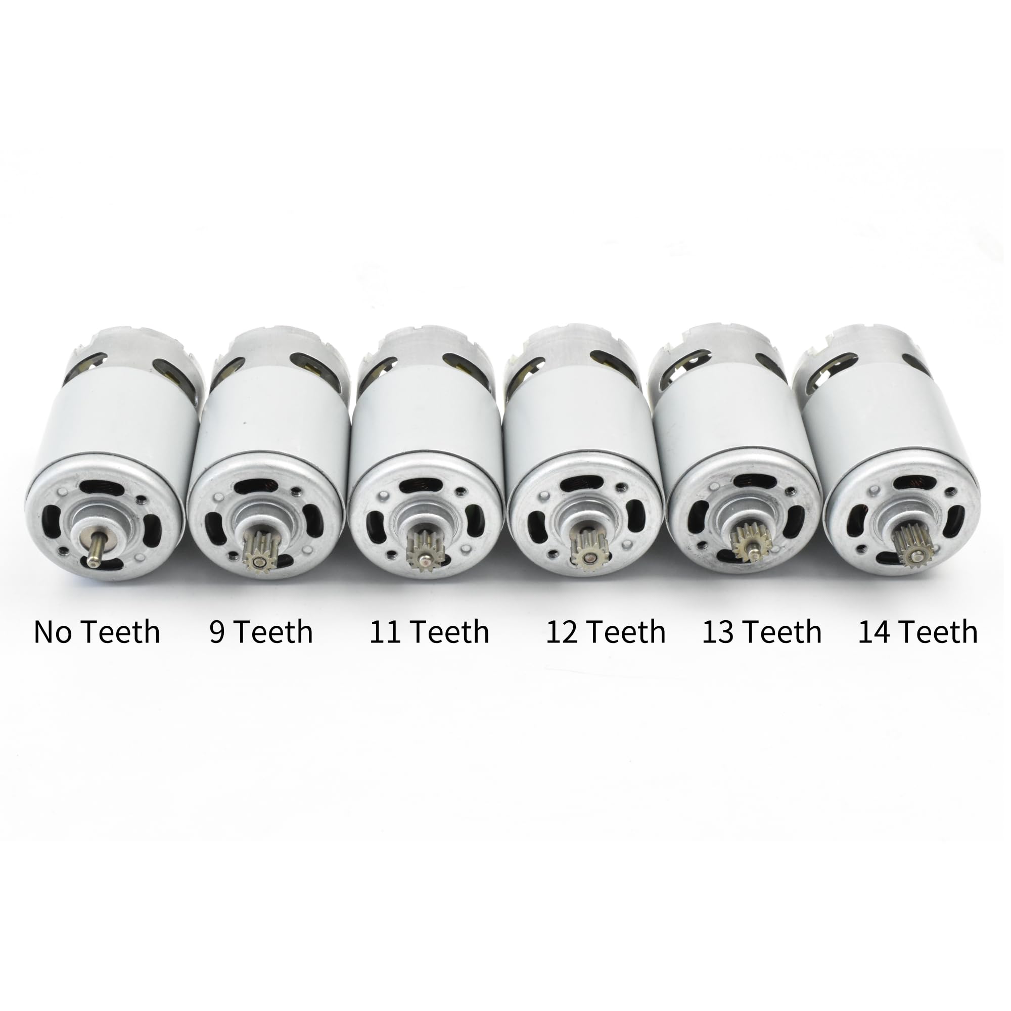 CHANCS DC 18V Motore Elettrico 9 Denti RS-550 Alta Micro Motore Elettrico per Vari Trapano A Mano Elettrico Cordless 2PCS