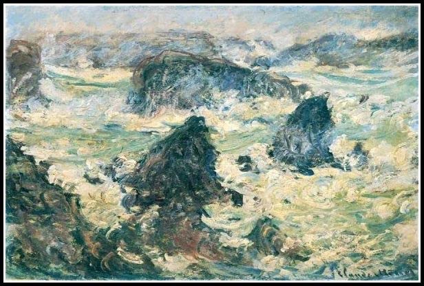 Strada Romada in Bordighera Painting by Claude Monet Kit de pintura de diamantes para adultos, kit de pintura de diamante redondo 5D para decoración del hogar