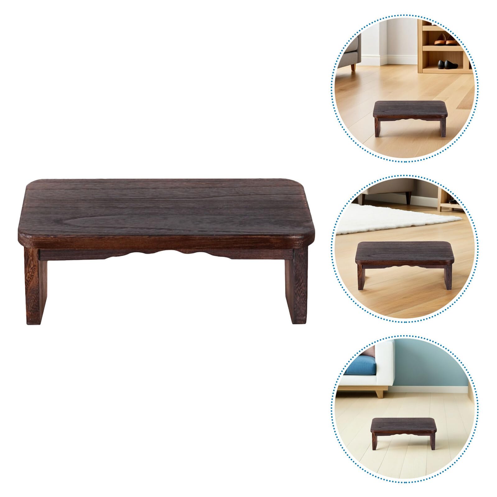Banco de Meditación Ergonomico de Madera Maciza Taburete Arrodillado Portátil para Meditación Oración y Té Estable y Ligero para Uso Espiritual Hogar y Templos