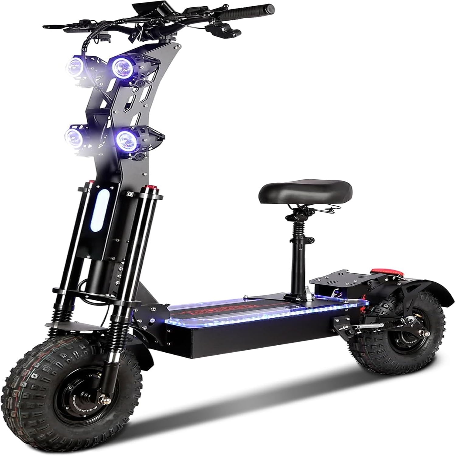 14 Electric Scooter for Adults with Seat High Power 10000W Dual Motor with NFC Max Speed 60MPH Up