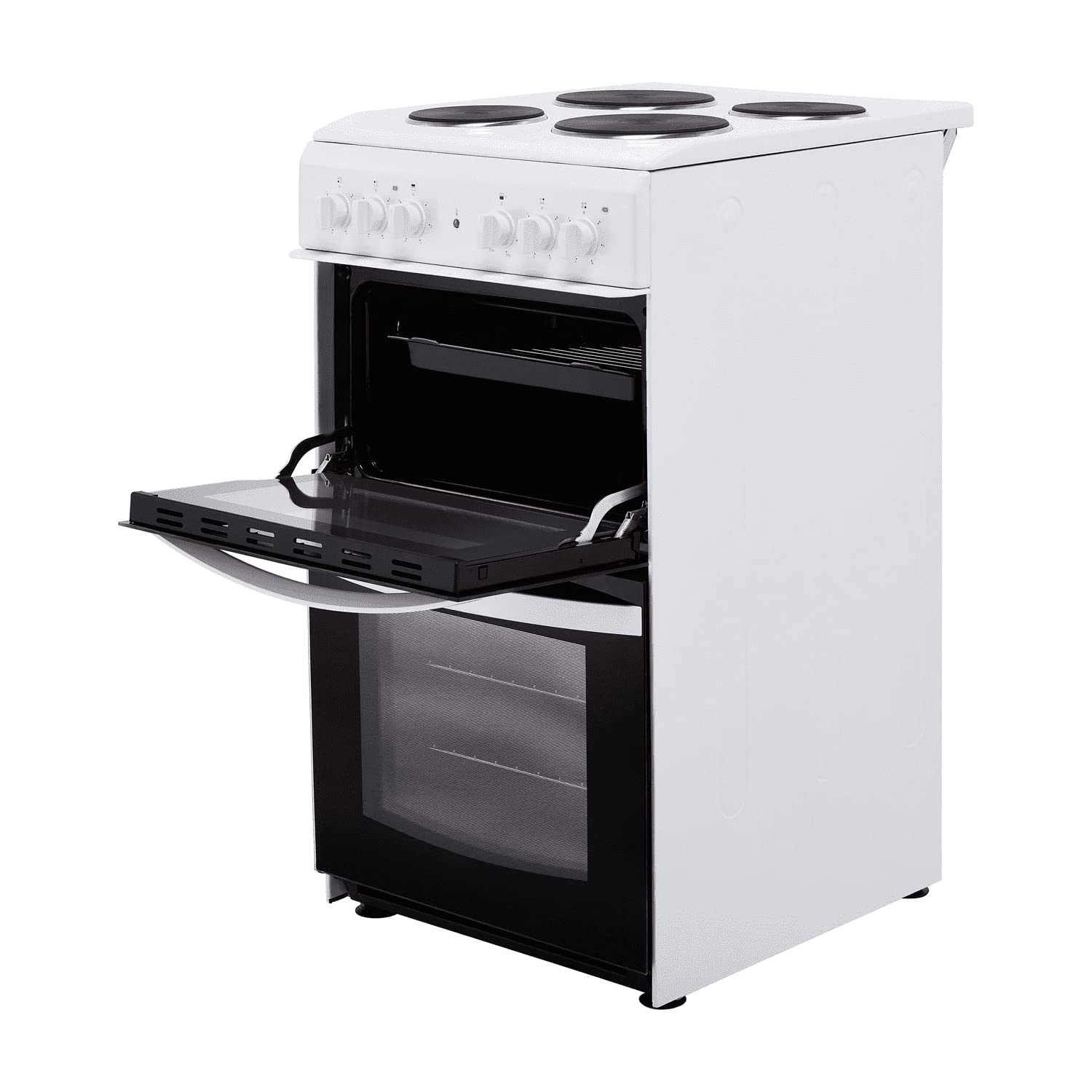 Indesit Freestanding ID5E92KMW 50cm Electric Cooker A Rated - White — view 3