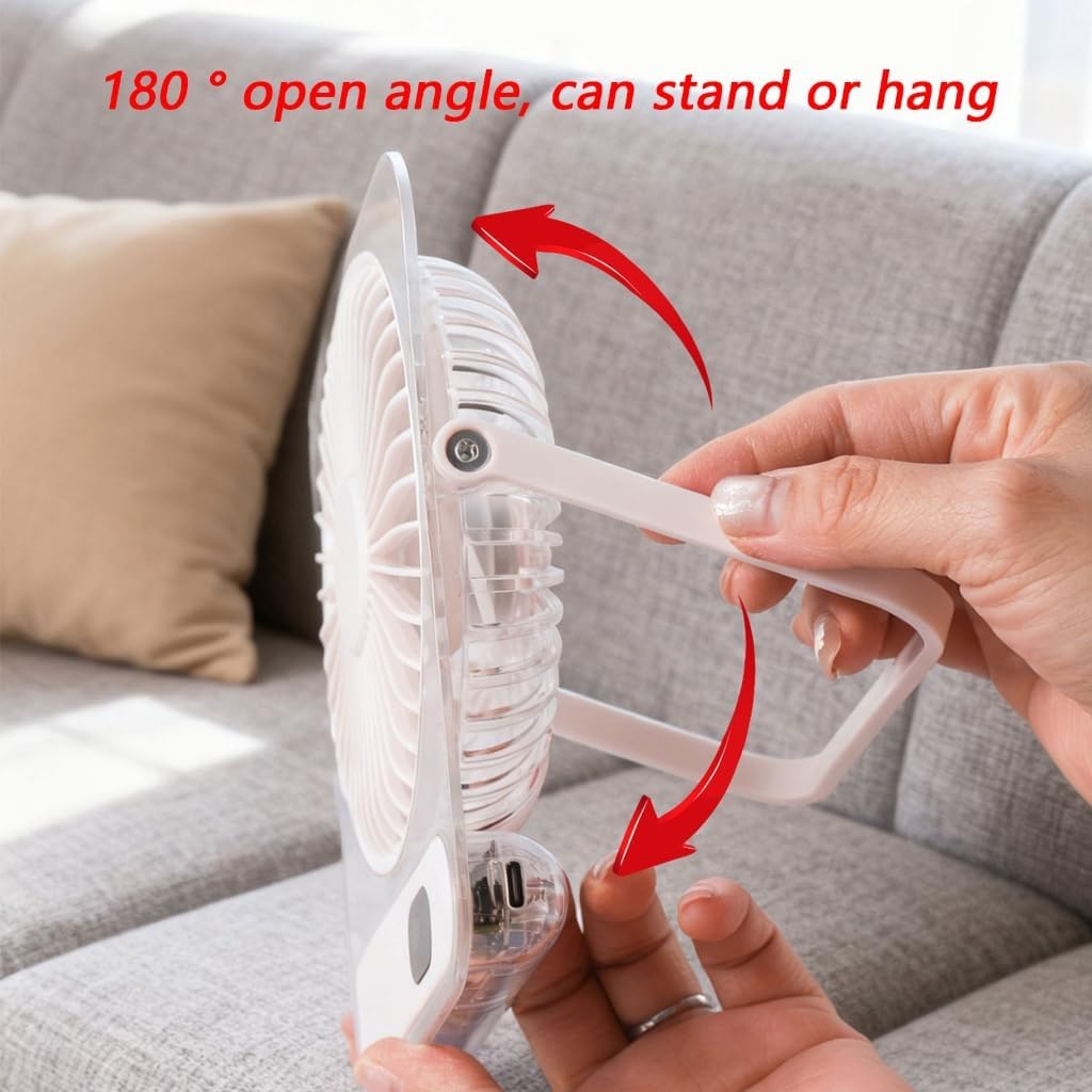Lightweight ABS Hanging Fan With Flexible Positioning And Gentle ventilation