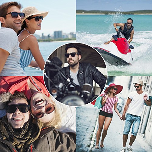 Polarized Sunglasses For Men Women Night Vision Red Lens Retro TR90 Frame Square Shades Vintage Classic Sun Glasses4