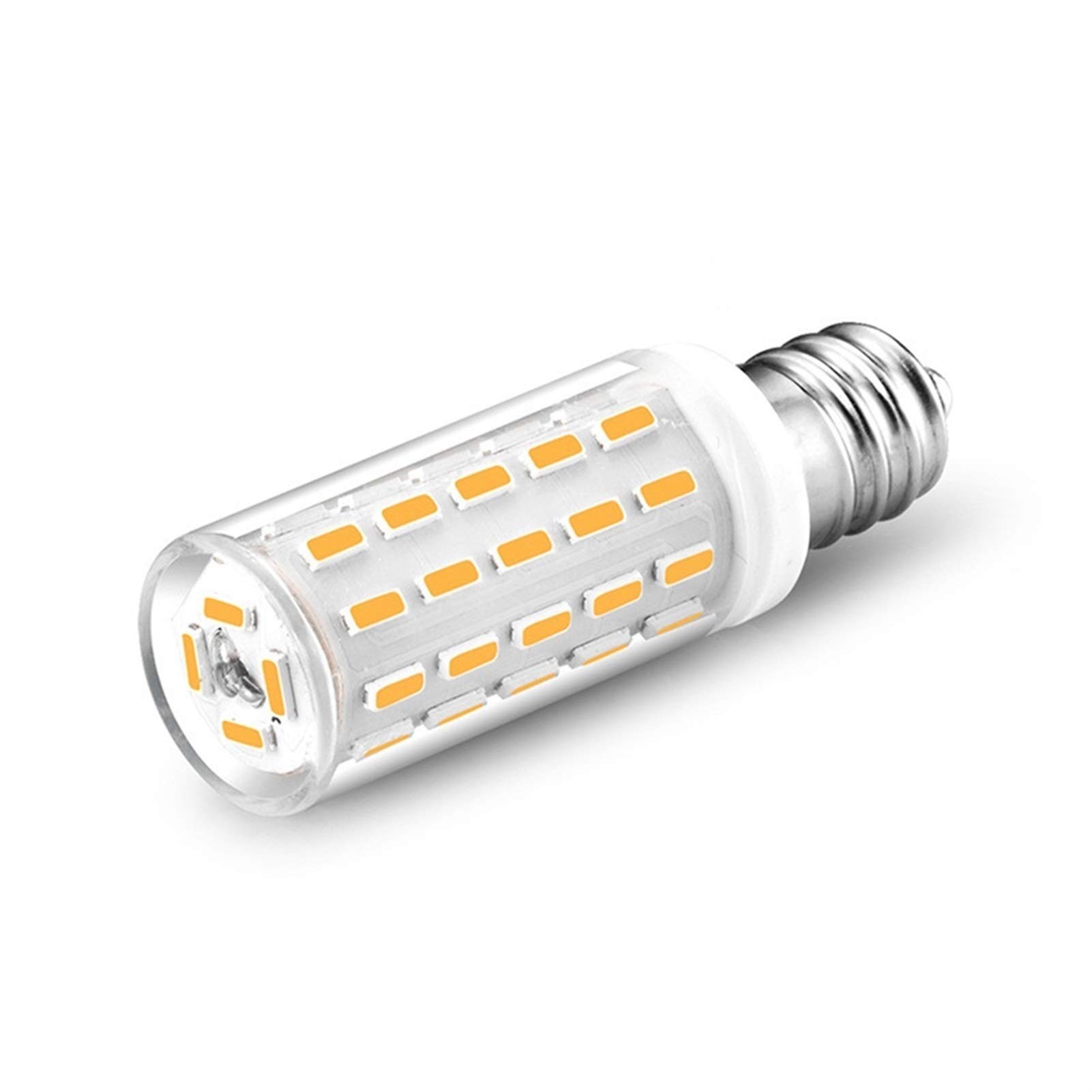 Fengyan Bombillas Domésticas Bombilla de lámpara LED de 5W E14 110V-240V, SIN parpadeo, corriente constante, potencia real, LED, bombilla, lámpara, lámpara, iluminación, paquete de 10 ( Color : Blanco