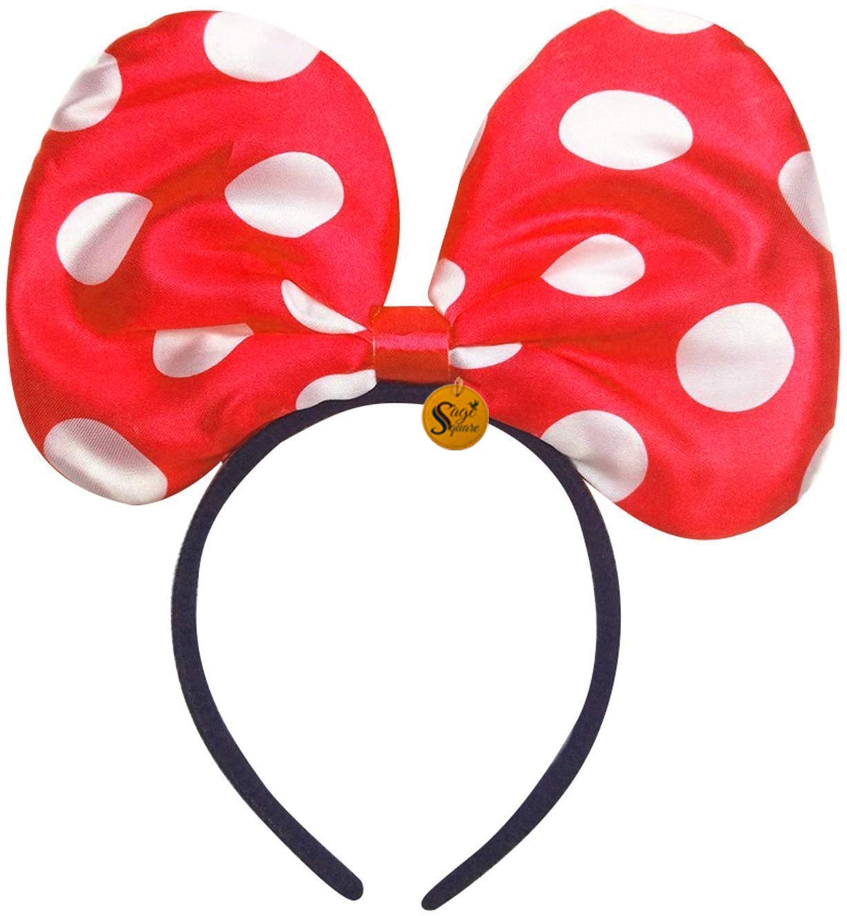 Sage Square Minnie Big Ear Hair Band Costume Parties, Cosplay, Theme, Birthday Party Accessory Hairband (Red) (B0814XV7ZH) Amazon Price History, Amazon Price Tracker