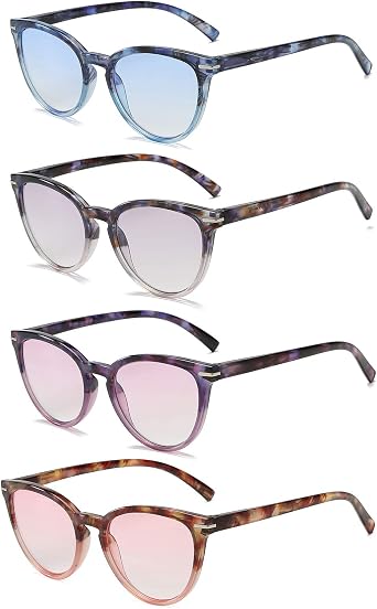 Bevi Ladies Stylish Reading Glasses Cateye Reader with Spring Hinges Great Value Glasses Readers
