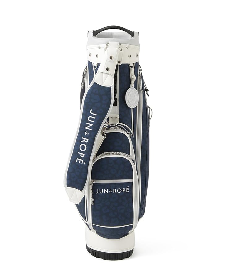 値下げしました JUN & ROPE キャディバッグ 青 シューズケース付き