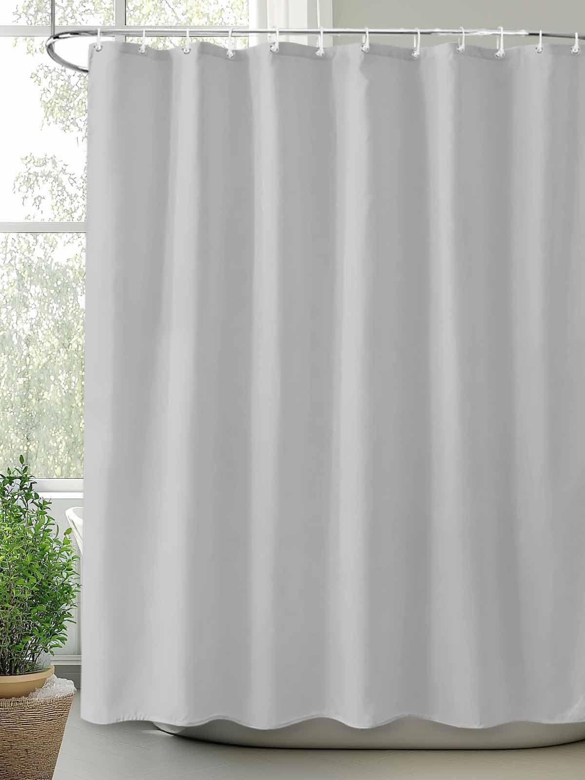 Tenda da doccia di alta qualità, 260 x 200 cm, impermeabile e leggera, design solido, ideale per bagni e vasche da bagno dell'hotel, include occhielli e ganci, qualità alberghiera