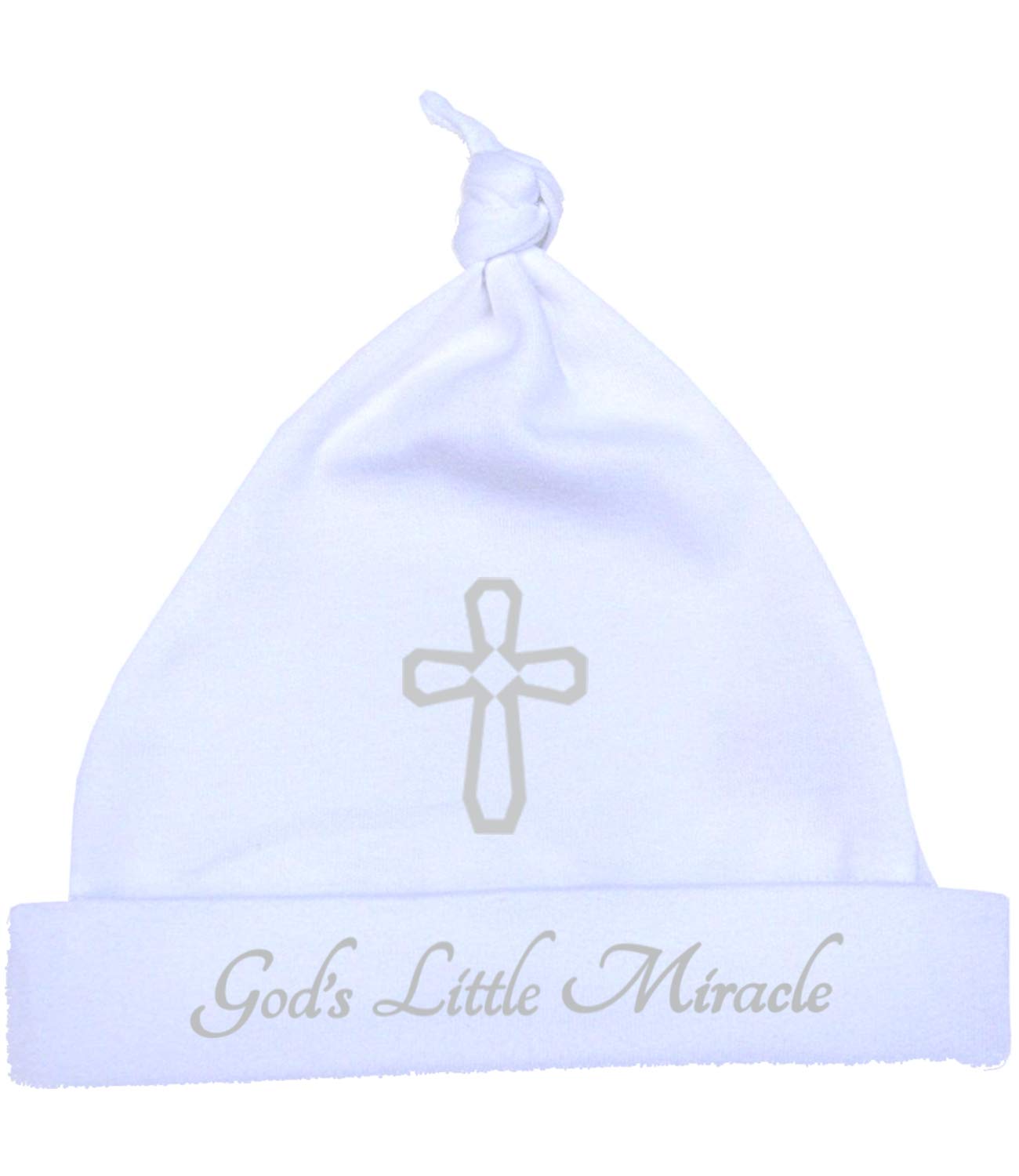 BabyPrem Baby Hat Christian Faith God Clothes Boy Girl God's Little Miracle 0-6 Months