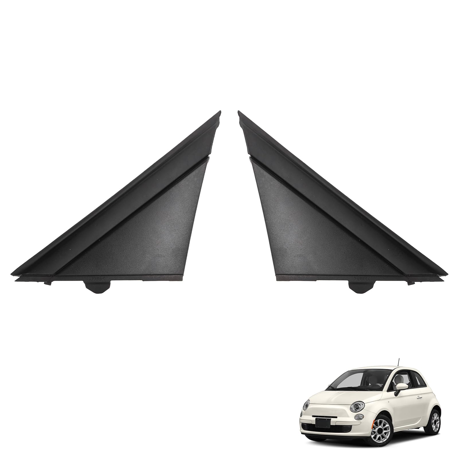 COPRIBANDIERA SPECCHIO PORTA Stampaggio 1SH16KX7AA Per FIAT 500 2012
