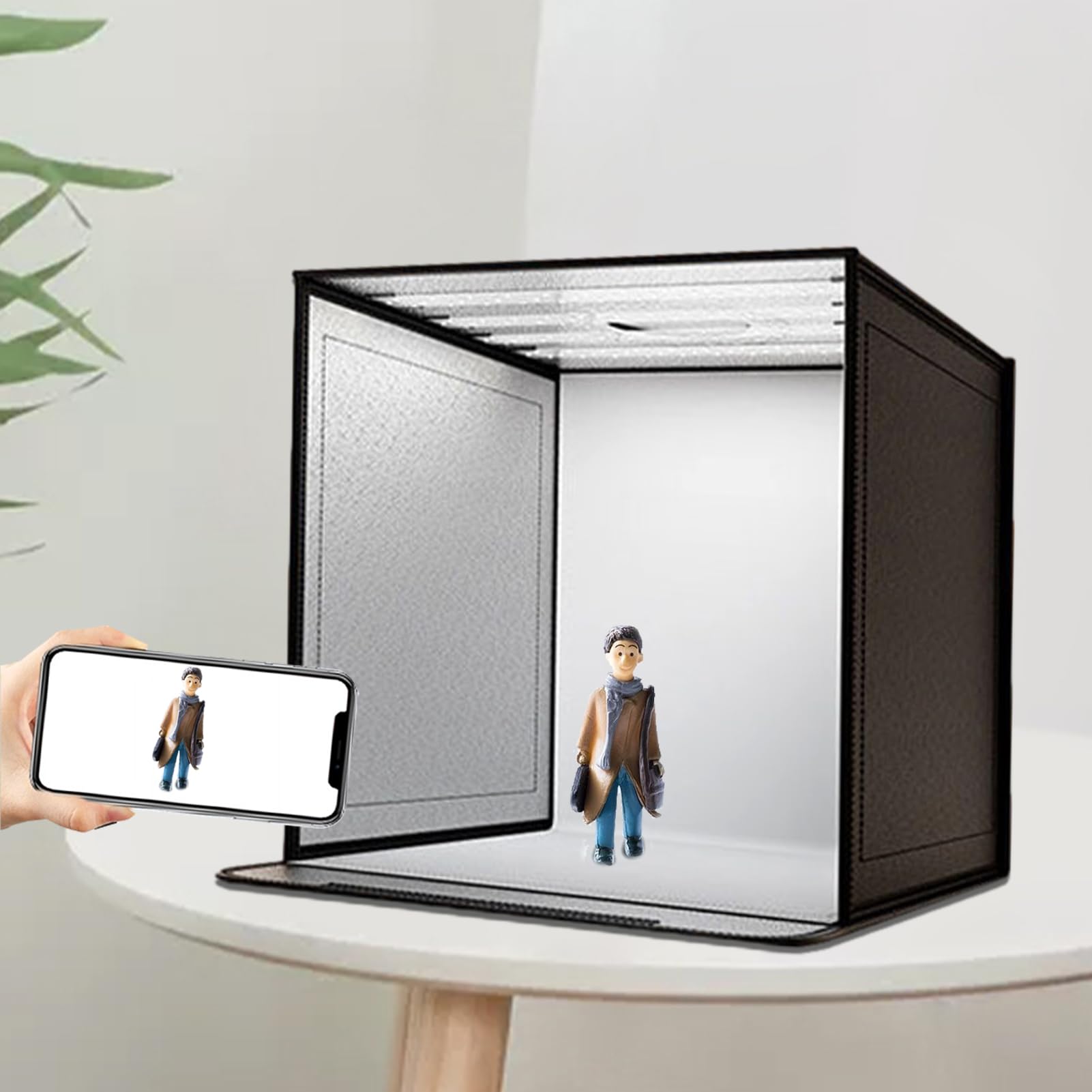 Boîte à lumière photo – Éclairage, cabine photo pliable, transport facile