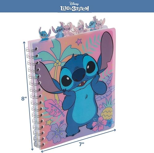 Miniatura 50 de Stitch Tab - Cuaderno de diario, encuadernado en espiral, 96 páginas rayadas, 8 x 7 pulgadas, amarillo