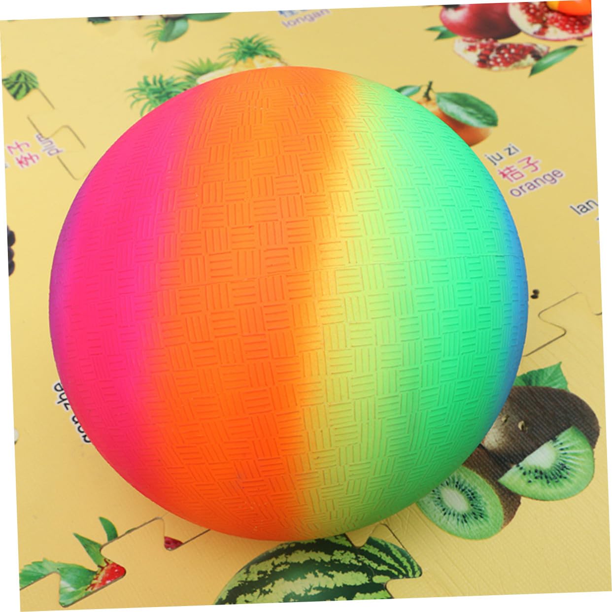 BESPORTBLE Pelota de Arcoíris Gruesa 22cm PVC, 5 Piezas para Niños