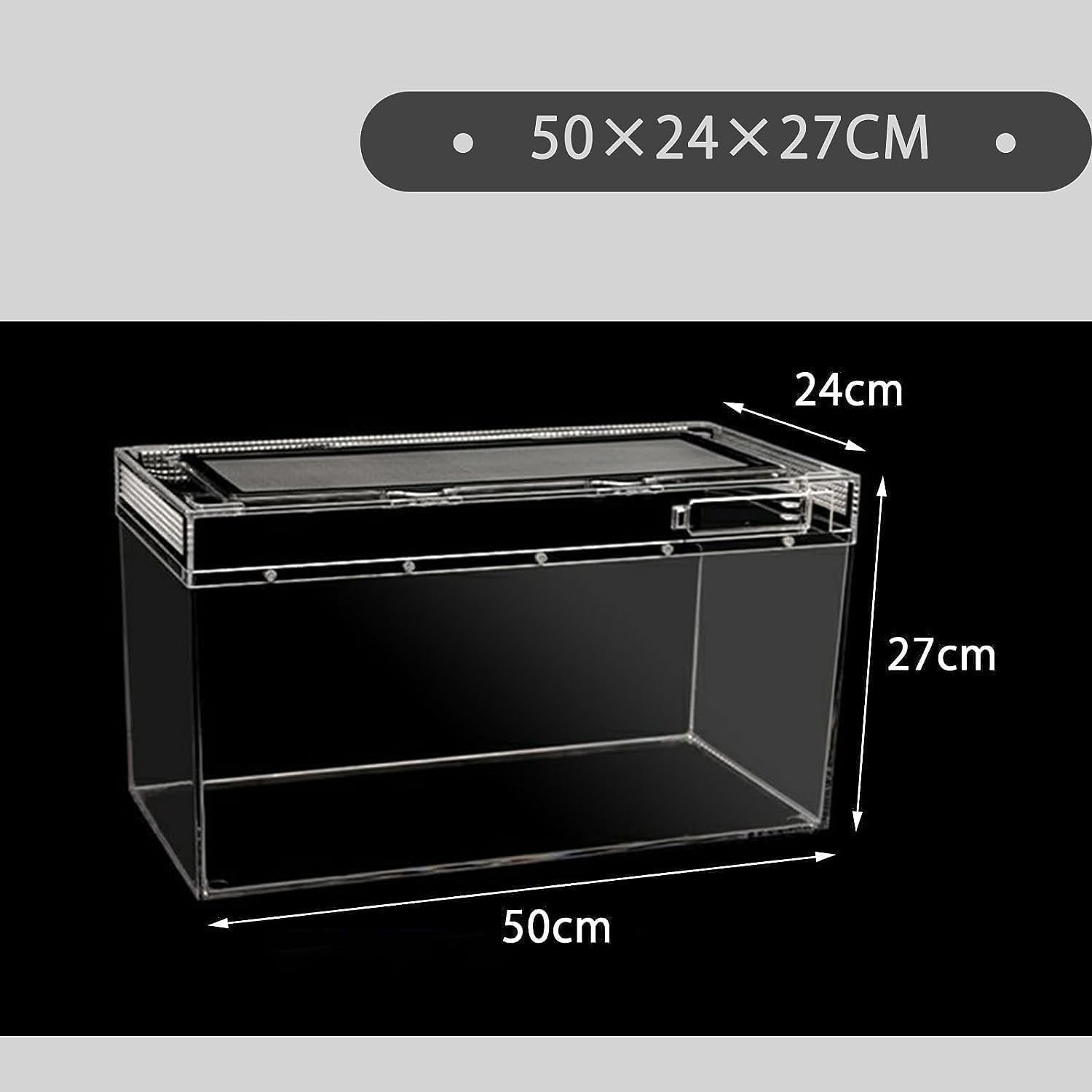 爬虫類ケージ 80×40×40㎝ アクリル変更 Amazon | 爬虫類ケージ 飼育容器、トカゲ ケージ、20cm/30cm