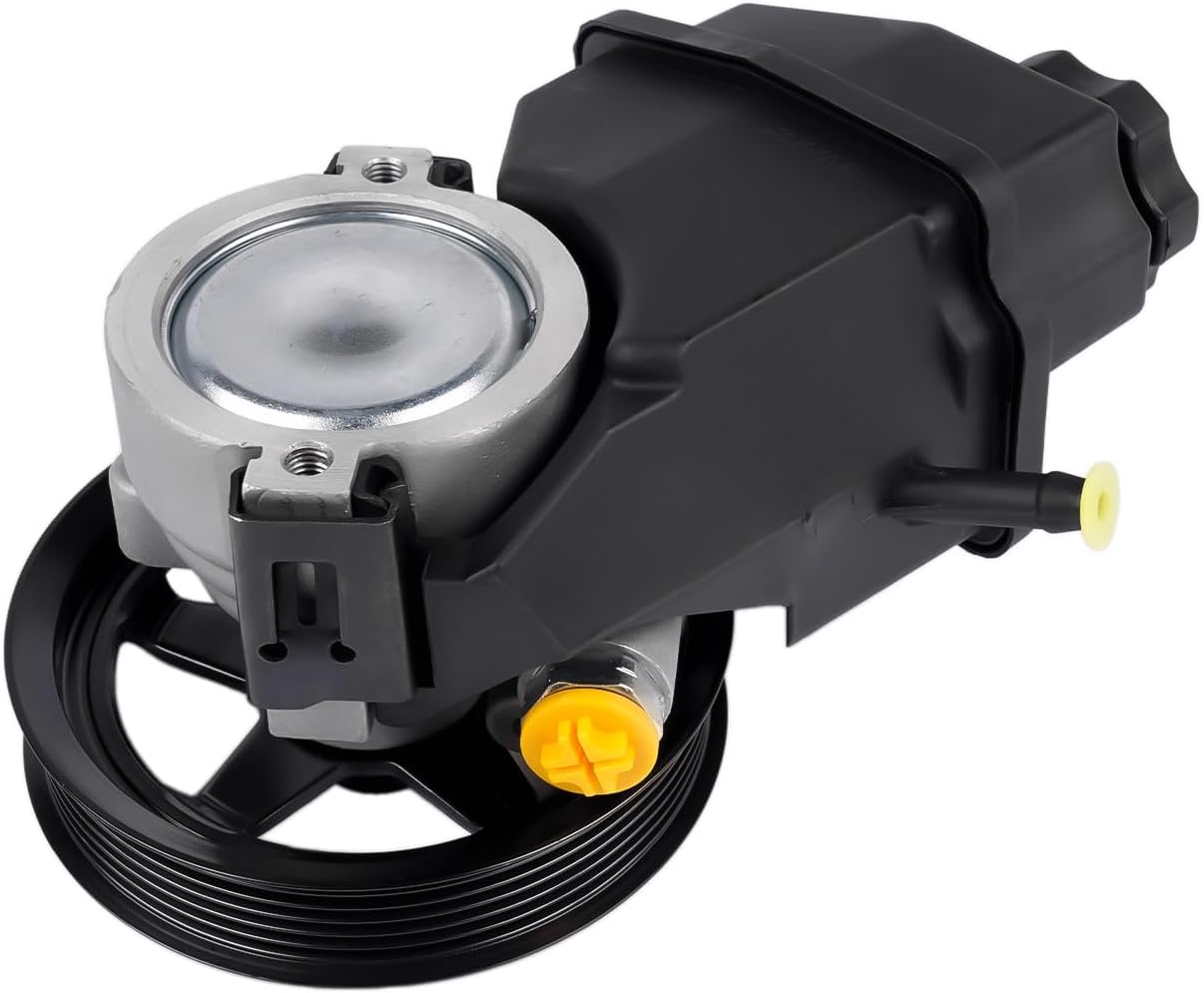 20-69989 Power Steering Pump Replacement for Impala 06-11 Monte Carlo 06-07 | for 3.5L 3.9L engines, with Reservoir & Pulley, 2069989, 15267585, 88964358, 88964571