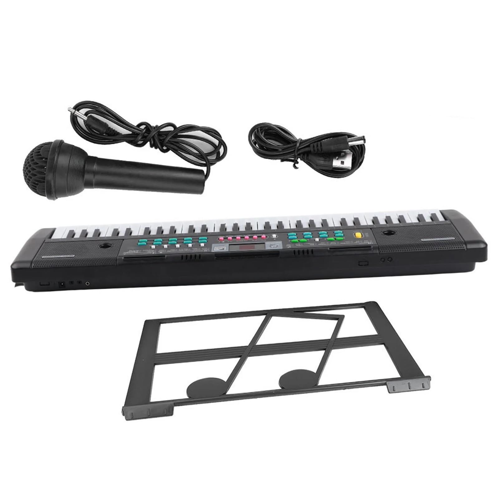 Pianino Elektroniczne Wielofunkcyjna Elektroniczna Klawiatura Fortepianowa 61 Klawiszy Przenośna Cyfrowa Muzyka