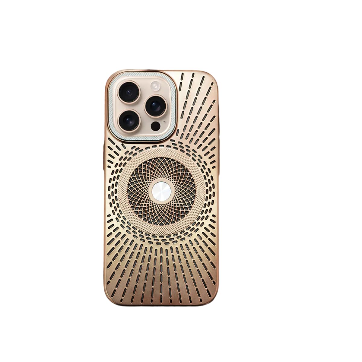 Casemania Spiral Case for iPhone 16 Pro Max, Durable Protection, Lightweight and Slim (Bronze)