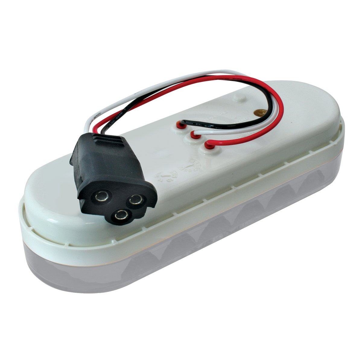 Amazon.com: Grand General 77052 White Oval Low Profile Spyder 20