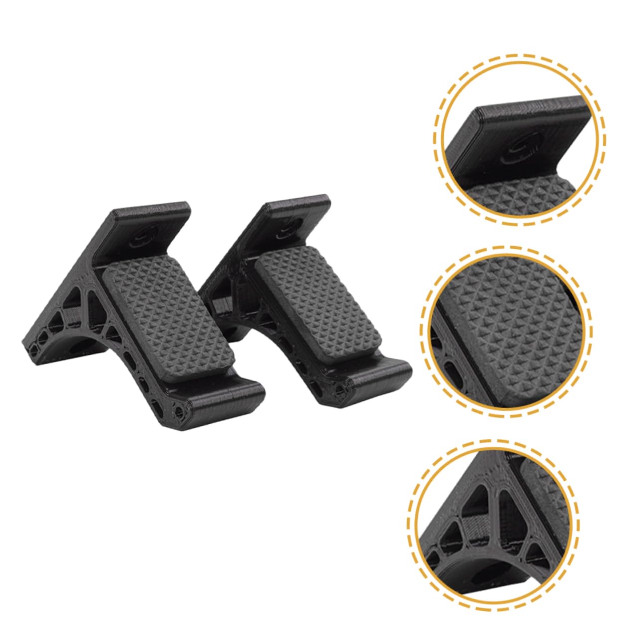 INOOMP 2paia Supporti per Archi Parete Stands per Archi Fissati Adesivi Design Elegante per Esposizione e Stoccaggio