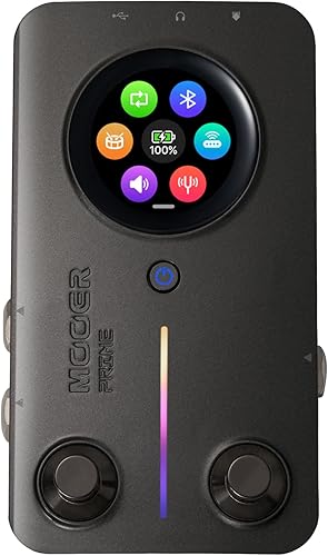 Miniatura 43 de MOOER Prime P1 - Amplificador de auriculares con procesador multiefectos, pedales de bajo con 126 efectos, afinador, amplificador, metrónomo