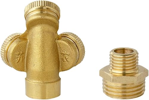 Miniatura 24 de Feelers Boquilla de pulverización de latón, 1/2 pulgada BSPF 4 agujeros pequeño atomizador rociadores de jardín sistema de riego agrícola adaptador