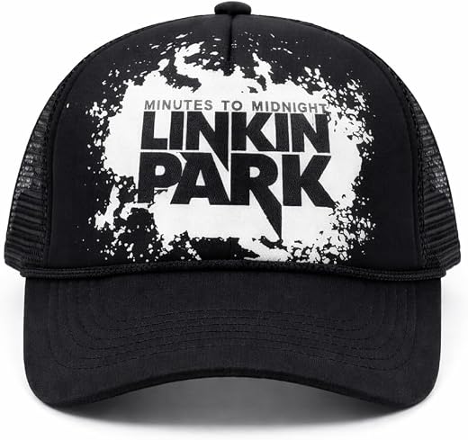 MFYB | Unisex Black Mesh Trucker Cap with Adjustable Snapback | Stylish Casual Baseball Cap for Men &amp; Women | Lightweight ...