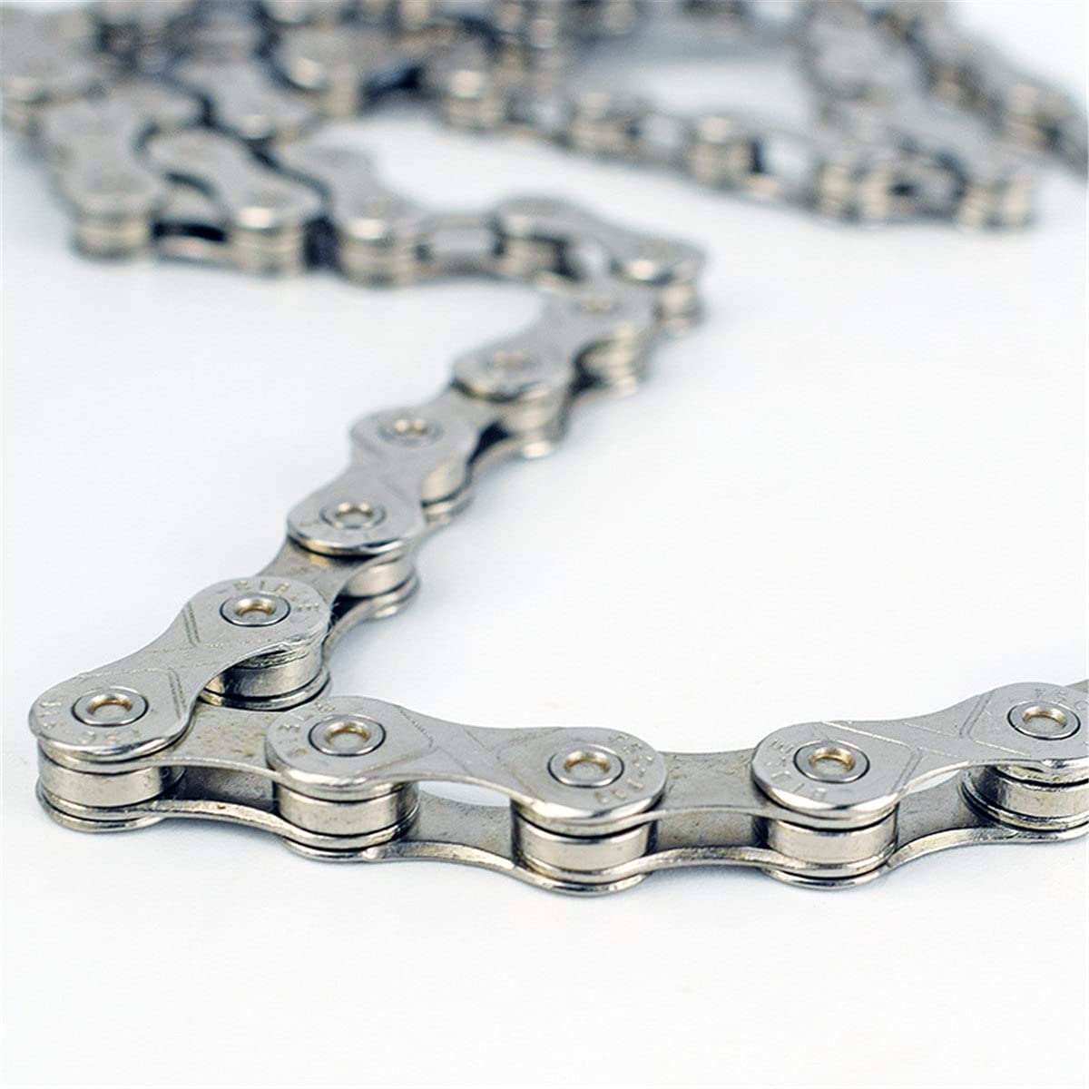 Cadenas de ciclismo Cadena de bicicleta ligera de 11 velocidades 116 eslabones ?? Cadena de cambio de bicicleta de acero para bicicleta de montaña de carretera Cadena de bicicleta de montaña de carr