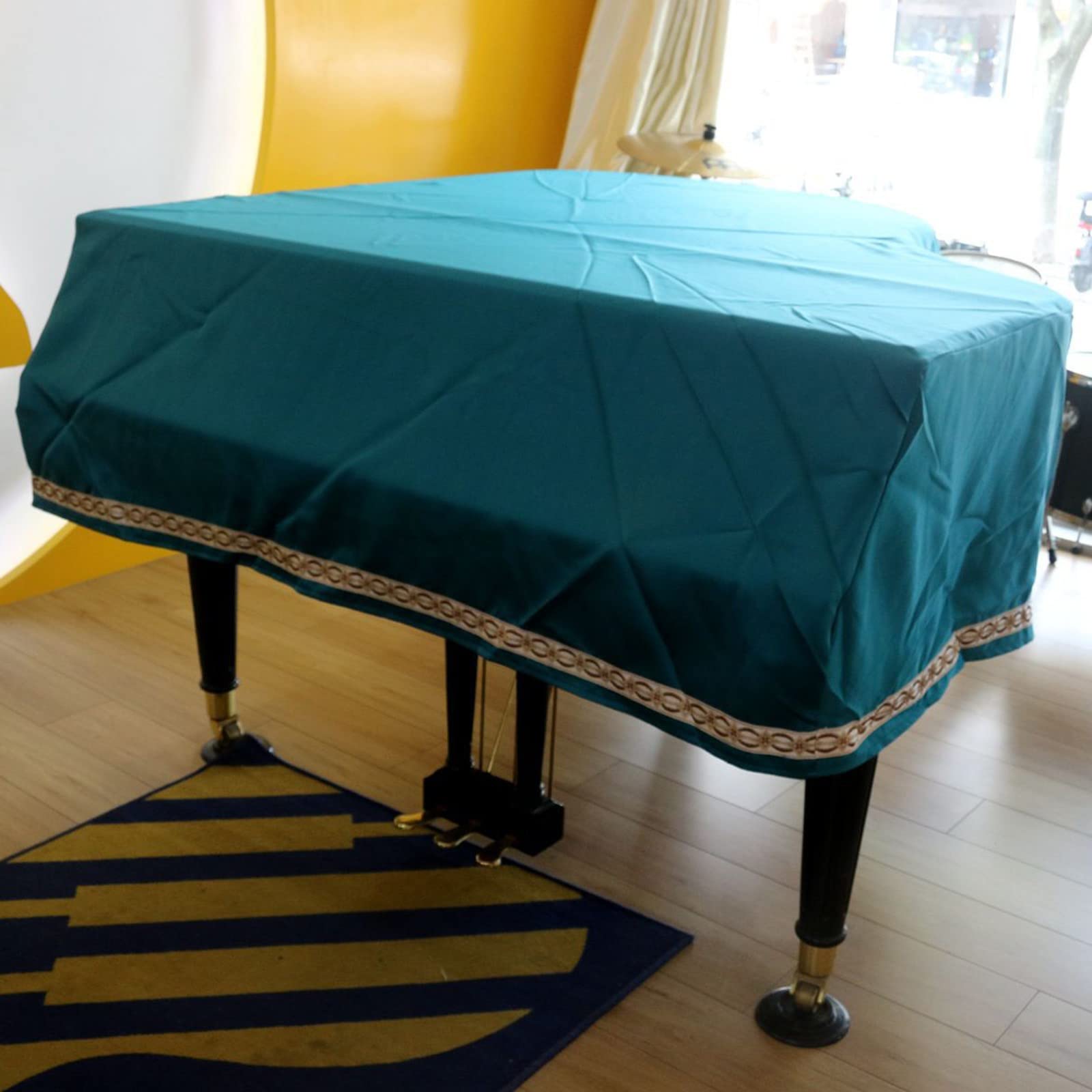 Klavierabdeckung, Verdickte Staubdichte Flügelabdeckung – Flügelabdeckung, Wasserdichte Klavierschutzhülle/A(2)/200Cm(78.7In)